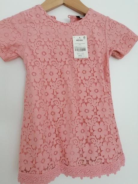 Čipkované šaty, next,98