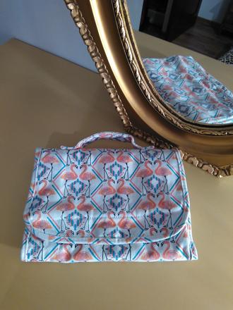 Velká kozmetická taška plameniaky,