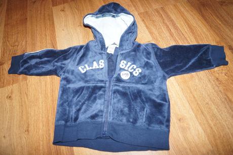 Velurova mikinka, h&m,68