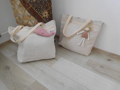 Tašky z tkaného plátna,
