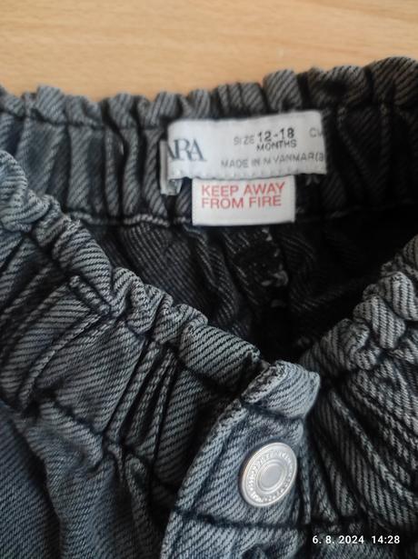 Kraťasy pre dievčatko 86, zara,86