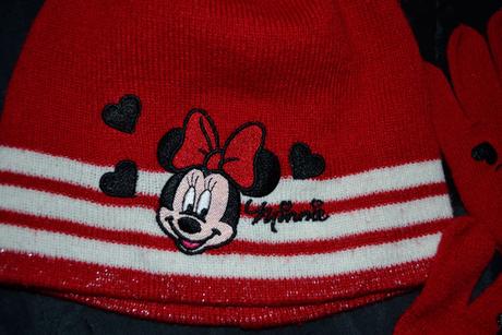 Súprava minnie čiapka a rukavice v 4- 8 rokov, disney,116