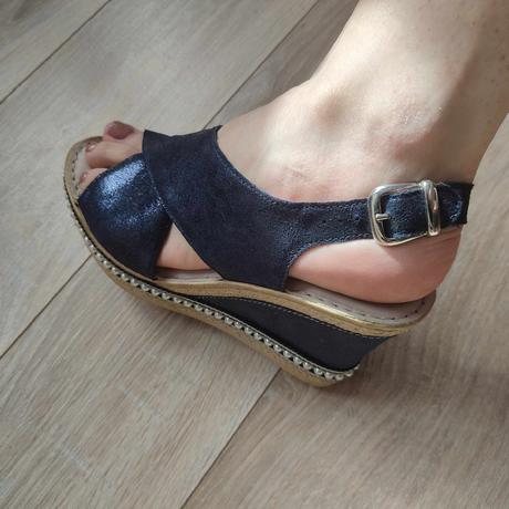 Tmavomodré sandále - 37, lasocki,37