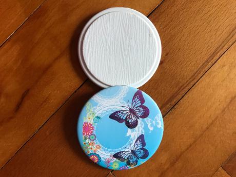 Skladacie zrkadielko - motív motýle,