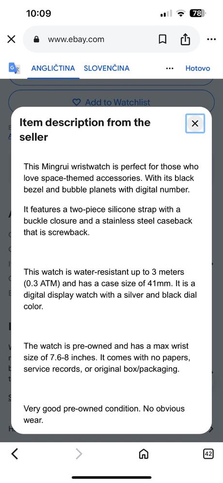 Mingrui 30m water resistant hodinky, 