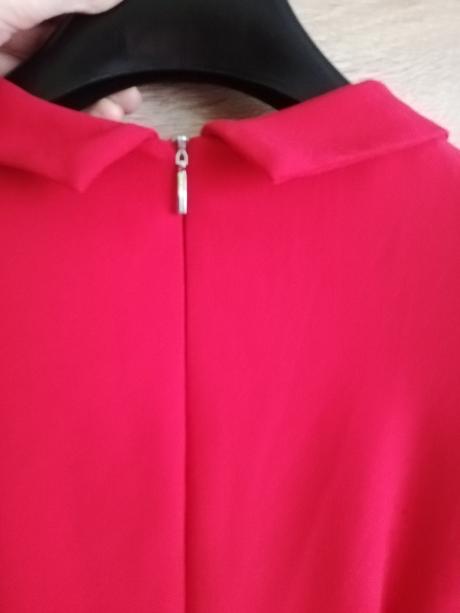 Červené šaty s dlhým rukávom s, reserved,s