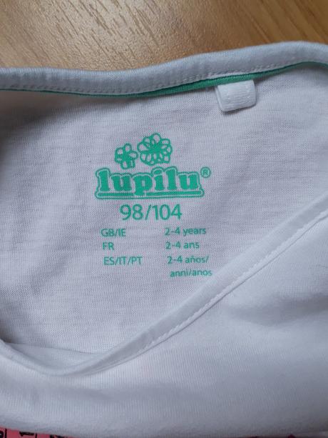 Tričko 2-4 roky, lupilu,98