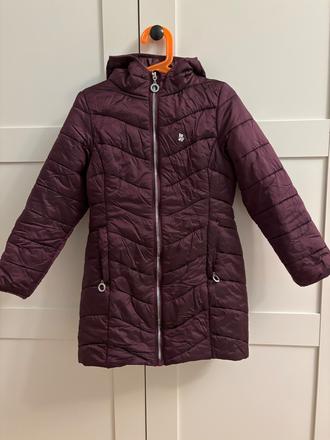 Zimná prešívaná ľahká predĺžená bunda, loap,116