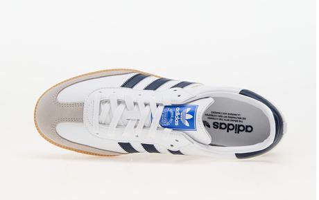 Kožené tenisky adidas samba og č.40 modré pruhy, adidas,40