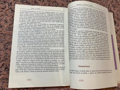 Krásna stará retro kniha péče o dítě švejcar josef, 