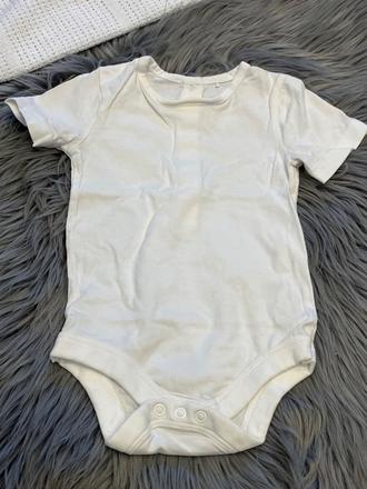 Chlapčenské body biele tu (62-68), tu,62