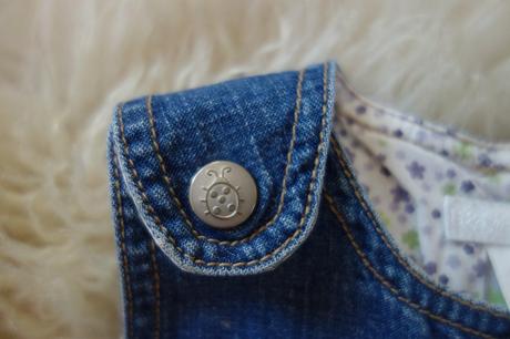 Riflové šatičky, h&m,74