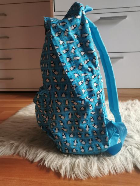 F&f školská taška s tučniakom, 