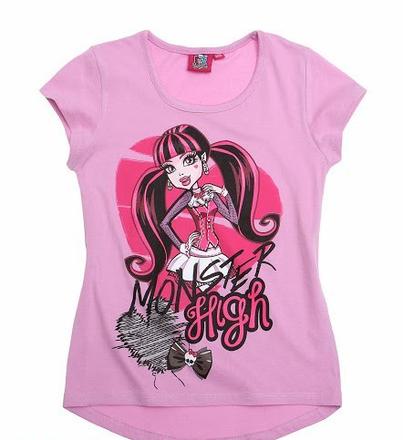 Tričko monster high, 128