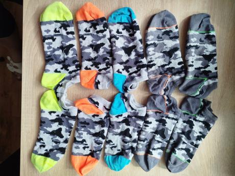 Ponožky 6pár. 33/34, 33