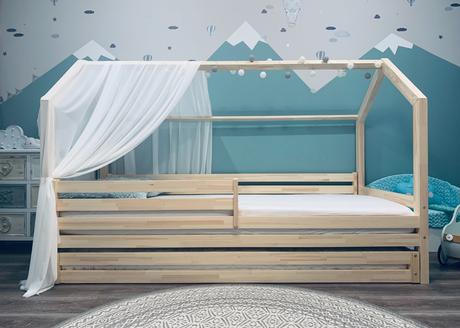 Posteľ domček,zostava,12 veľkostí, šírka (cm): 90,dĺžka (cm): 200