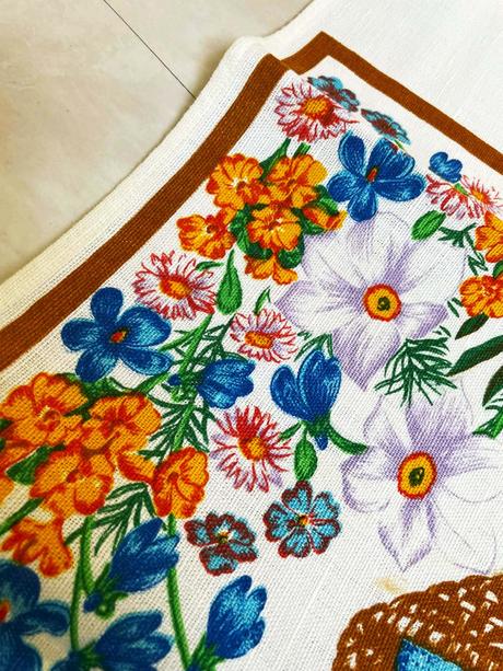 Veľkonočný ľanový obrus / štóla, 