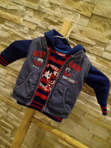 Mikina disney s kapucou,vestou a postovnym, disney,68