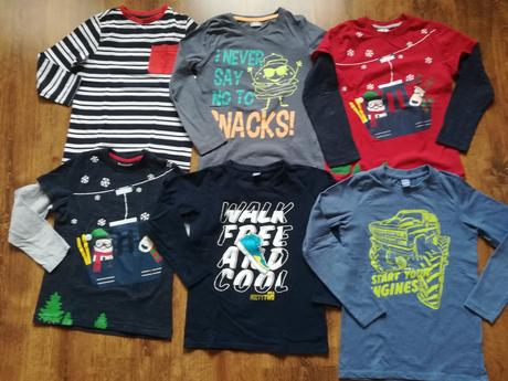 Chlapčenské tričká 6ks, pepco,128