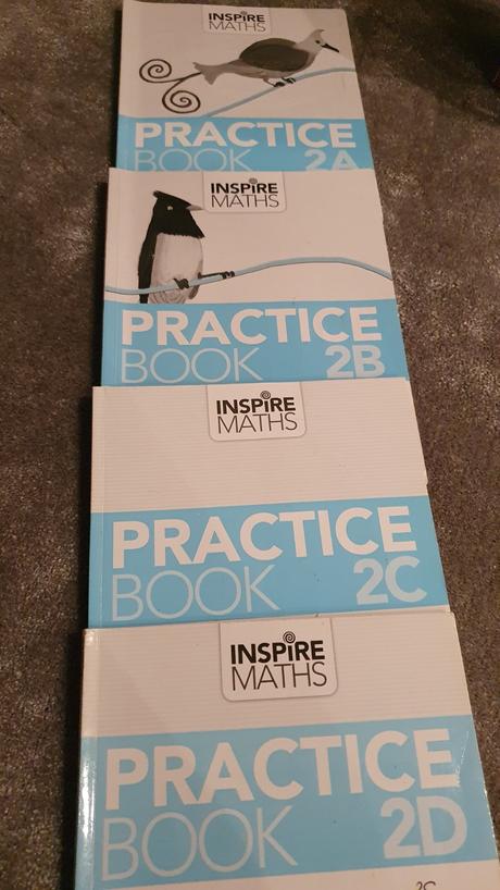 Inspire maths practice book 2abcd, 