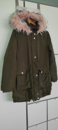 Dievčenská dlhšia zimná bunda - parka, next,170