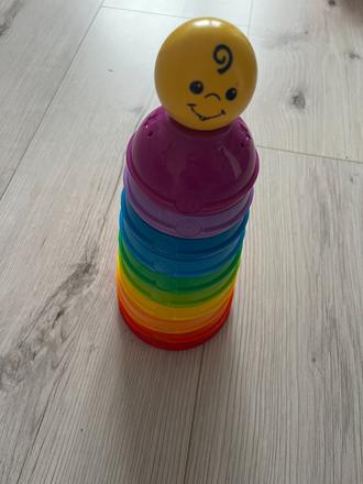 Fisher-price skladačka s rolničkou,