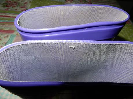 Fialové gumáky, tesco,27