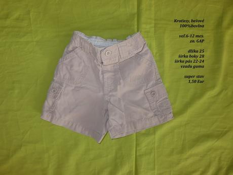 Kraťasy gap (6-12mes.), gap,80