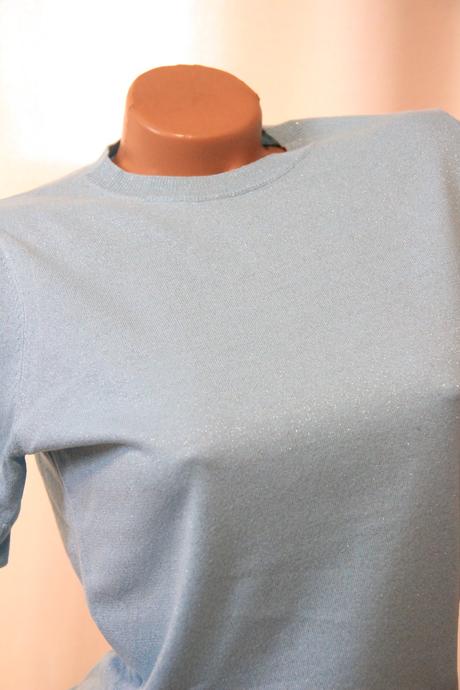 Mentolový pletený top, zara, zara,m