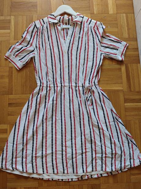 Tommy hilfiger monogram letné krásne šaty, tommy hilfiger,m
