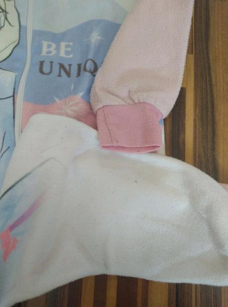 Teply pyzamkovy overal pre malu elzu, disney,98