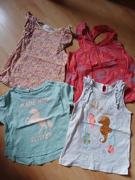 4x letný top v.92, h&m,92