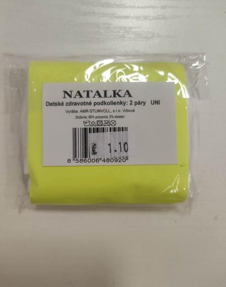 Detské zdravotné biele podkolienky - 2 páry,