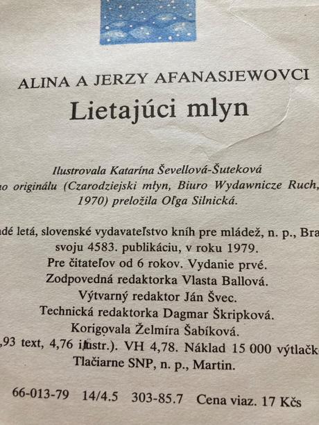 Lietajúci mlyn alina a jerzy afanasjewovci (1979),