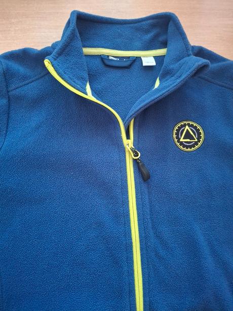 Mikina ns zips modrá, crivit,158