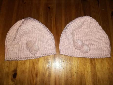 1x bledoružová čiapka, h&m, 110/128, 1 kus, h&m,110