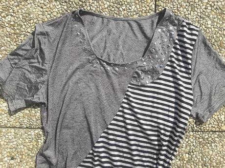 Asymetrické tričko velk. l., l