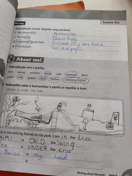 Anj pre 3. ročník family and friends pracovný zošt, 