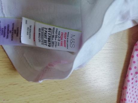 Dievčenské pyzamko, marks & spencer,98