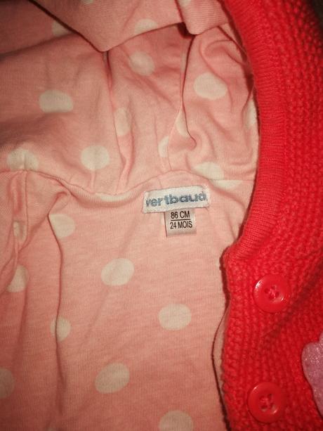 Podsity sveter, vertbaudet,80