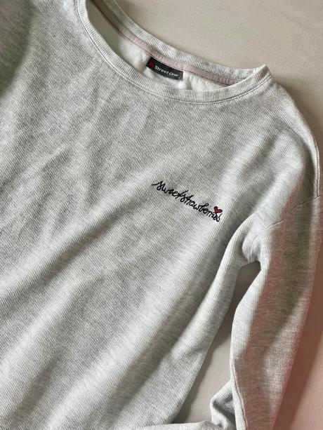 Street one sivá mikina vel.s-m, street one,m