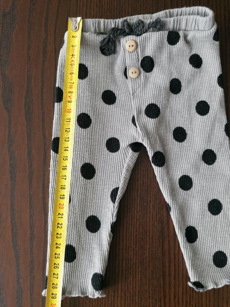 Bodkované legíny, zara,68