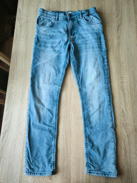 Chlapčenské zateplené rifle h&m 164 - top stav, h&m,164