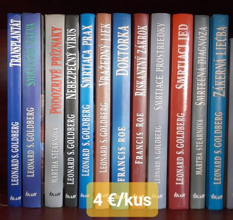 Lekárske romány a trilery, 