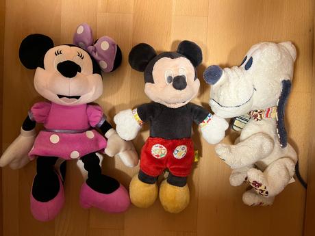 Mickey & minnie mouse a pluto, 