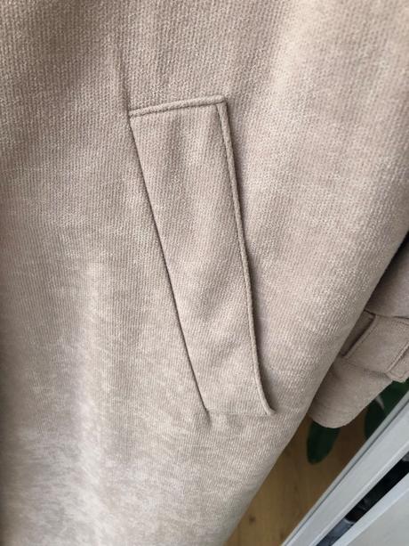 Béžový dlhý kabát vintage/ béžový jesenný kabát, xxxl
