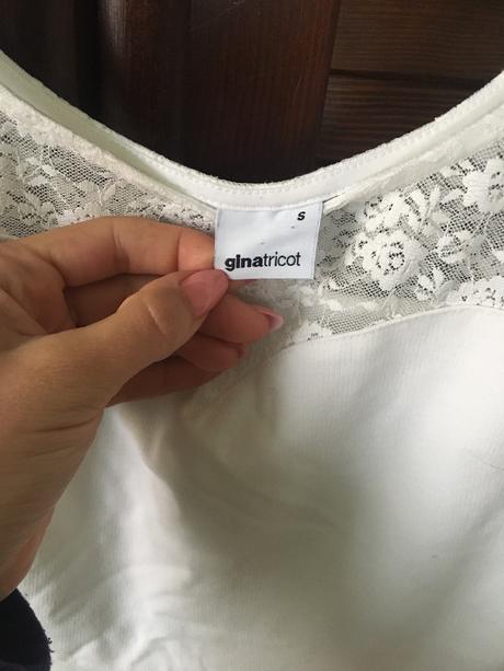 Tričko s čipkou a volanom, gina,s