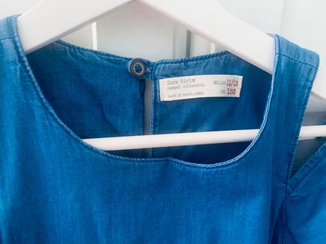 Riflové šaty, zara,152