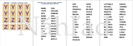 Poskladaj slovo - pdf, 