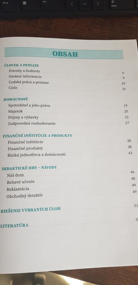 Finančná gramotnosť, 